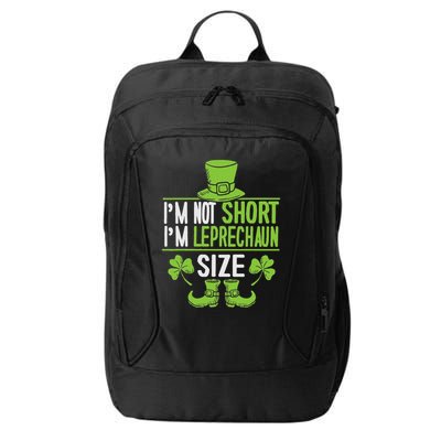 IM Not Short IM Leprechaun Size St. PatrickS Day City Backpack