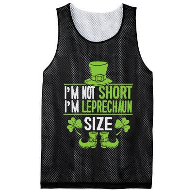 IM Not Short IM Leprechaun Size St. PatrickS Day Mesh Reversible Basketball Jersey Tank