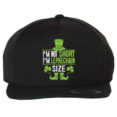 IM Not Short IM Leprechaun Size St. PatrickS Day Wool Snapback Cap