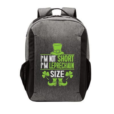 IM Not Short IM Leprechaun Size St. PatrickS Day Vector Backpack