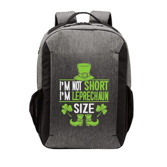 IM Not Short IM Leprechaun Size St. PatrickS Day Vector Backpack