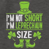 IM Not Short IM Leprechaun Size St. PatrickS Day Vector Backpack