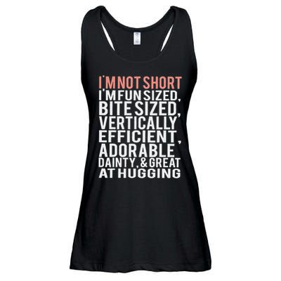 I'm Not Short I'm Fun Sized Ladies Essential Flowy Tank