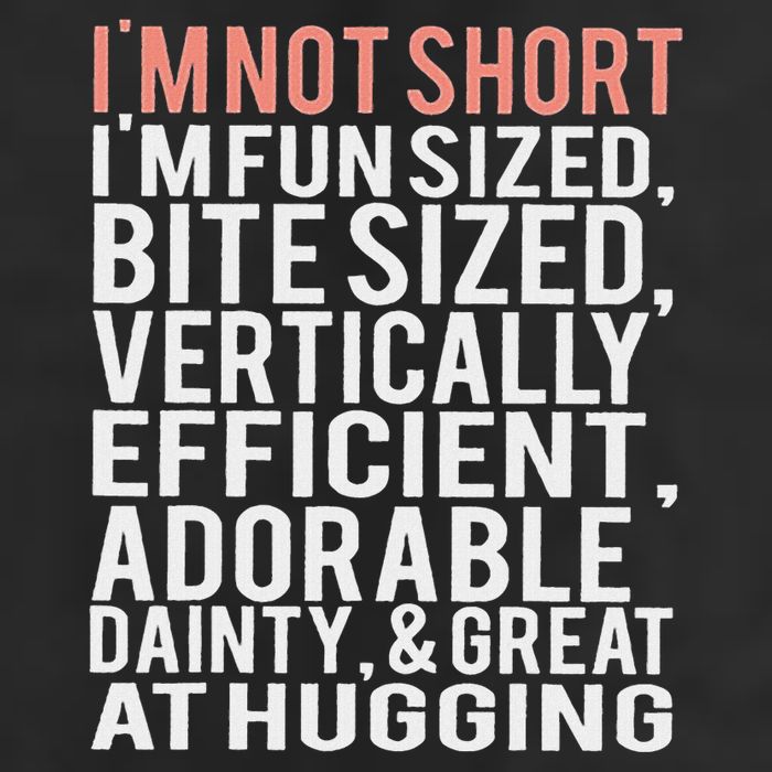 I'm Not Short I'm Fun Sized 25L Jumbo Tote