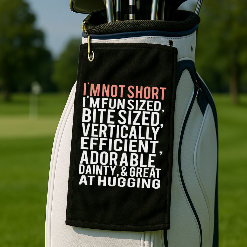I'm Not Short I'm Fun Sized Golf Towel