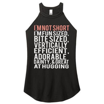 I'm Not Short I'm Fun Sized Women's Perfect Tri Rocker Tank
