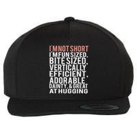 I'm Not Short I'm Fun Sized Wool Snapback Cap