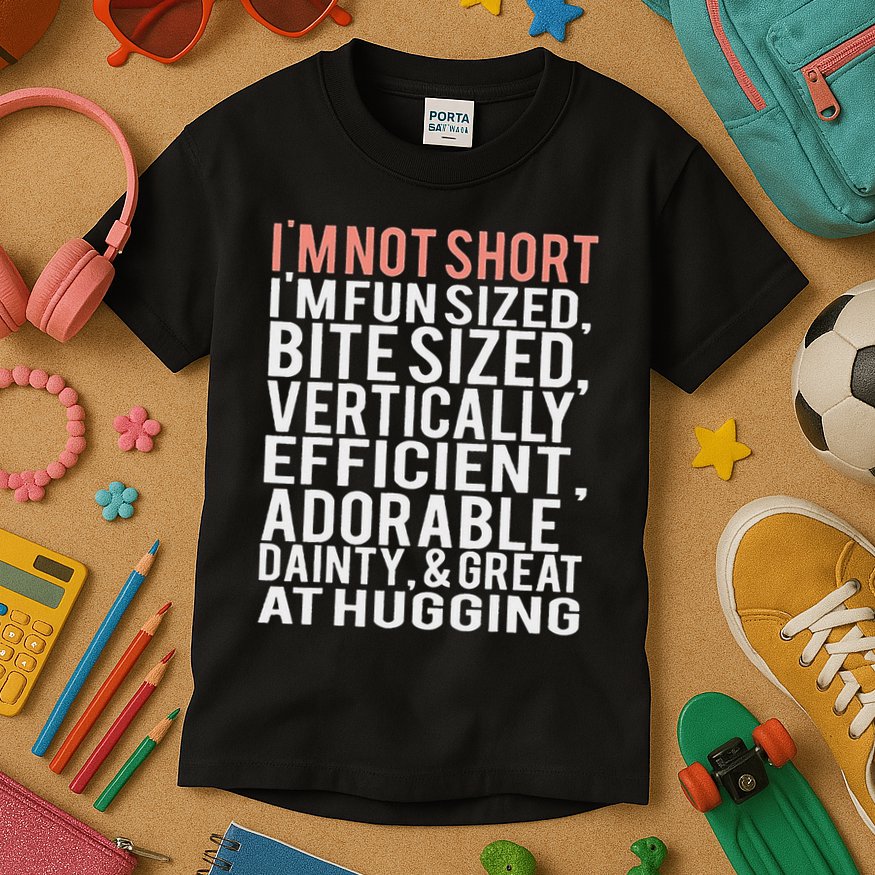 I'm Not Short I'm Fun Sized Kids T-Shirt