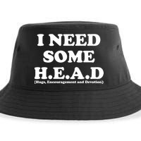 I Need Some Head Hugs Encouragement Devotion Sustainable Bucket Hat