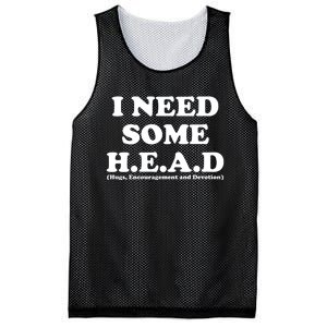 I Need Some Head Hugs Encouragement Devotion Mesh Reversible Basketball Jersey Tank