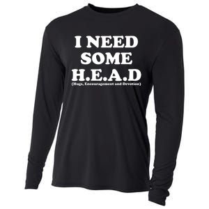 I Need Some Head Hugs Encouragement Devotion Cooling Performance Long Sleeve Crew