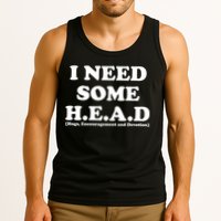 I Need Some Head Hugs Encouragement Devotion Tank Top