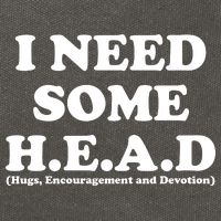 I Need Some Head Hugs Encouragement Devotion Cotton Canvas Backpack