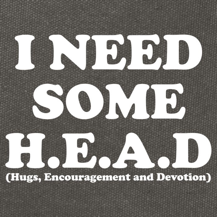 I Need Some Head Hugs Encouragement Devotion Cotton Canvas Backpack
