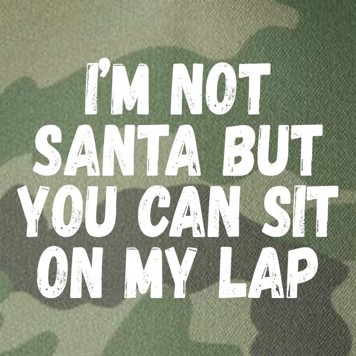 Im Not Santa But You Can Sit On My Lap Funny Legacy Tie Dye Trucker Hat