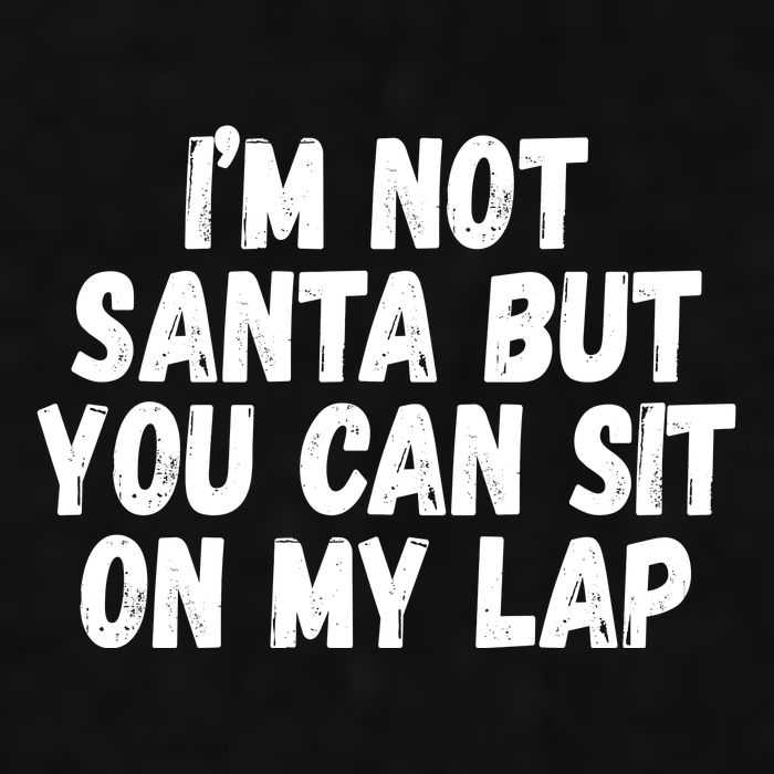 Im Not Santa But You Can Sit On My Lap Funny Ladies PosiCharge Tri-Blend Wicking Tank