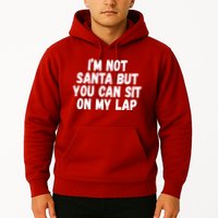 Im Not Santa But You Can Sit On My Lap Funny Hoodie