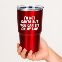 Im Not Santa But You Can Sit On My Lap Funny Tumbler
