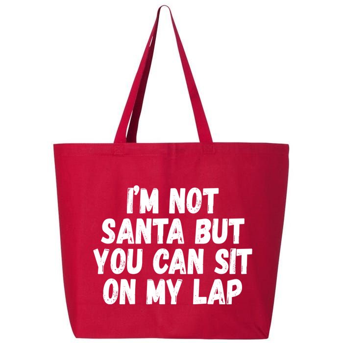 Im Not Santa But You Can Sit On My Lap Funny 25L Jumbo Tote