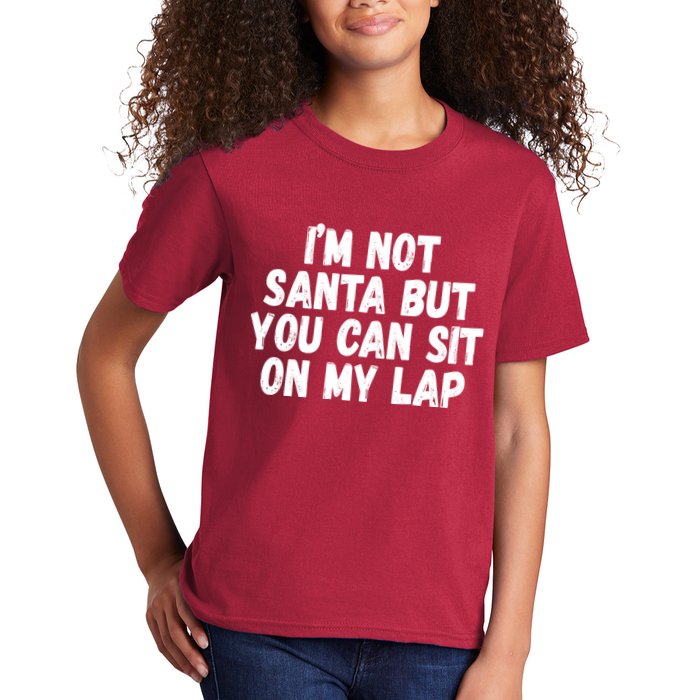 Im Not Santa But You Can Sit On My Lap Funny Kids T-Shirt