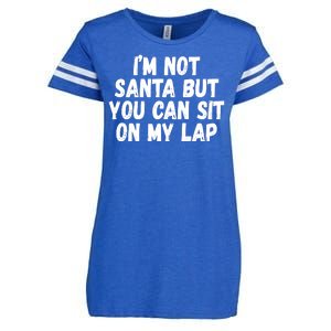 Im Not Santa But You Can Sit On My Lap Funny Enza Ladies Jersey Football T-Shirt