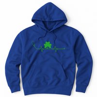 Irish Nurse St Patricks Day Rn Stethoscope Heartbeat Nurses Meaningful Gift Hoodie