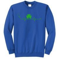 Irish Nurse St Patricks Day Rn Stethoscope Heartbeat Nurses Meaningful Gift Sweatshirt