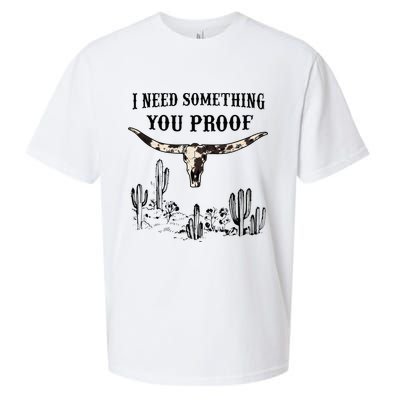 I Need Something You Proof Sueded Cloud Jersey T-Shirt