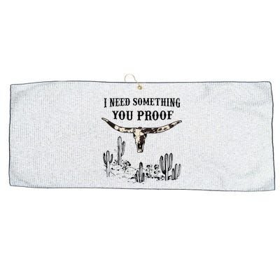 I Need Something You Proof Large Microfiber Waffle Golf Towel