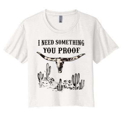 I Need Something You Proof Crop Top