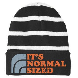 ItS Normal Sized Striped Beanie with Solid Band