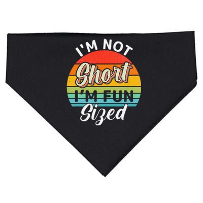 Im Not Short Im Fun Sized Funny Short Person USA-Made Doggie Bandana