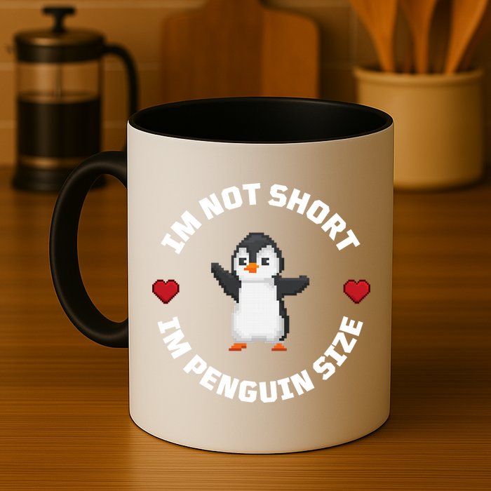 I'm Not Short I'm Penguin Size Mug