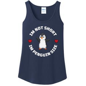 I'm Not Short I'm Penguin Size Ladies Essential Tank