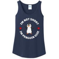 I'm Not Short I'm Penguin Size Ladies Essential Tank