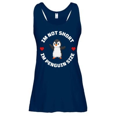 I'm Not Short I'm Penguin Size Ladies Essential Flowy Tank