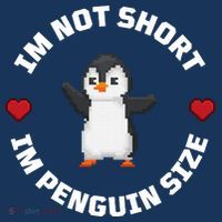 I'm Not Short I'm Penguin Size Sustainable Knit Beanie