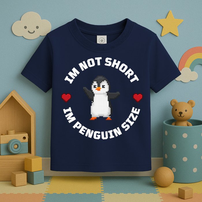 I'm Not Short I'm Penguin Size Toddler T-Shirt