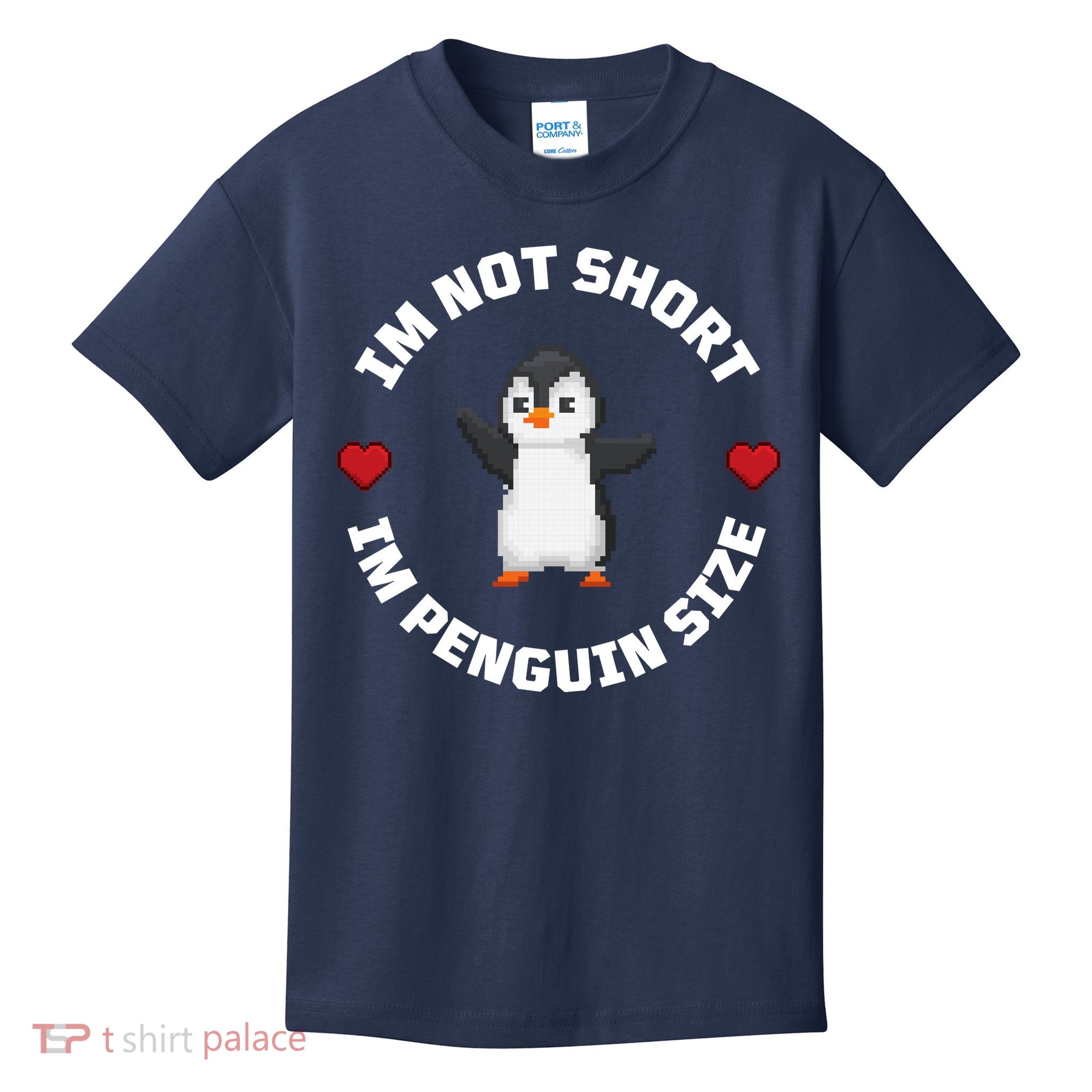 I'm Not Short I'm Penguin Size Kids T-Shirt