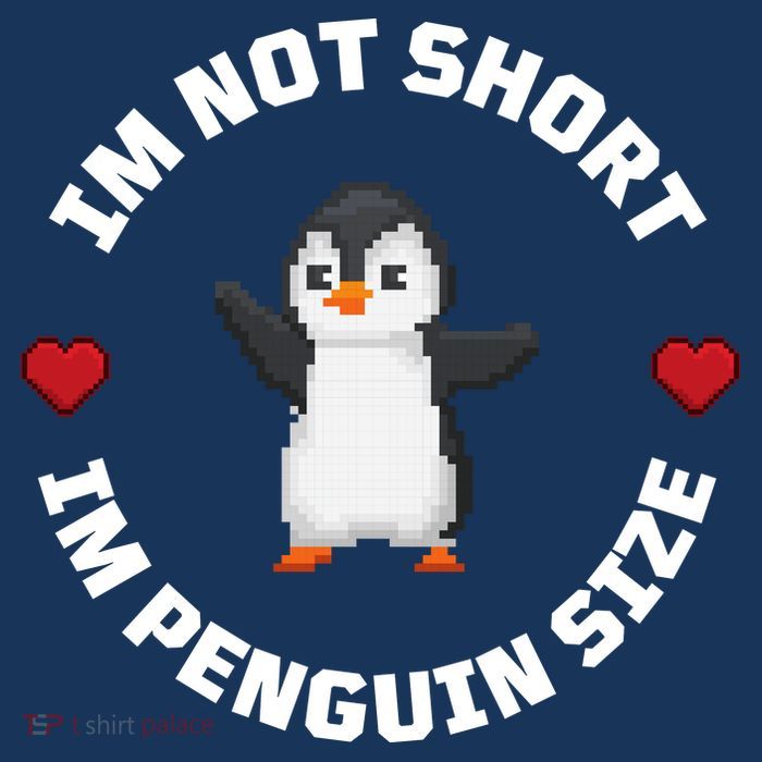 I'm Not Short I'm Penguin Size Kids T-Shirt