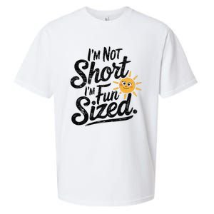 IM Not Short IM Fun Sized Funny Short People Sarcastic Sueded Cloud Jersey T-Shirt