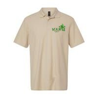 Irish Nurse Stethoscope Scrub St Patricks Day Nurses Funny Softstyle Adult Sport Polo