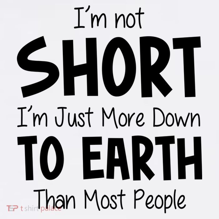 Im Not Short Im Just More Down To Earth Than Most People Short Acrylic Beanie
