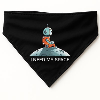 I Need Space Graphic Saying USA-Made Doggie Bandana