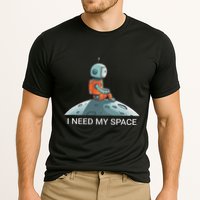 I Need Space Graphic Saying Cooling Performance Crew T-Shirt