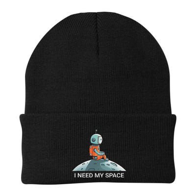 I Need Space Graphic Saying Beanie