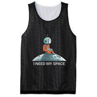 I Need Space Graphic Saying Mesh Reversible Basketball Jersey Tank