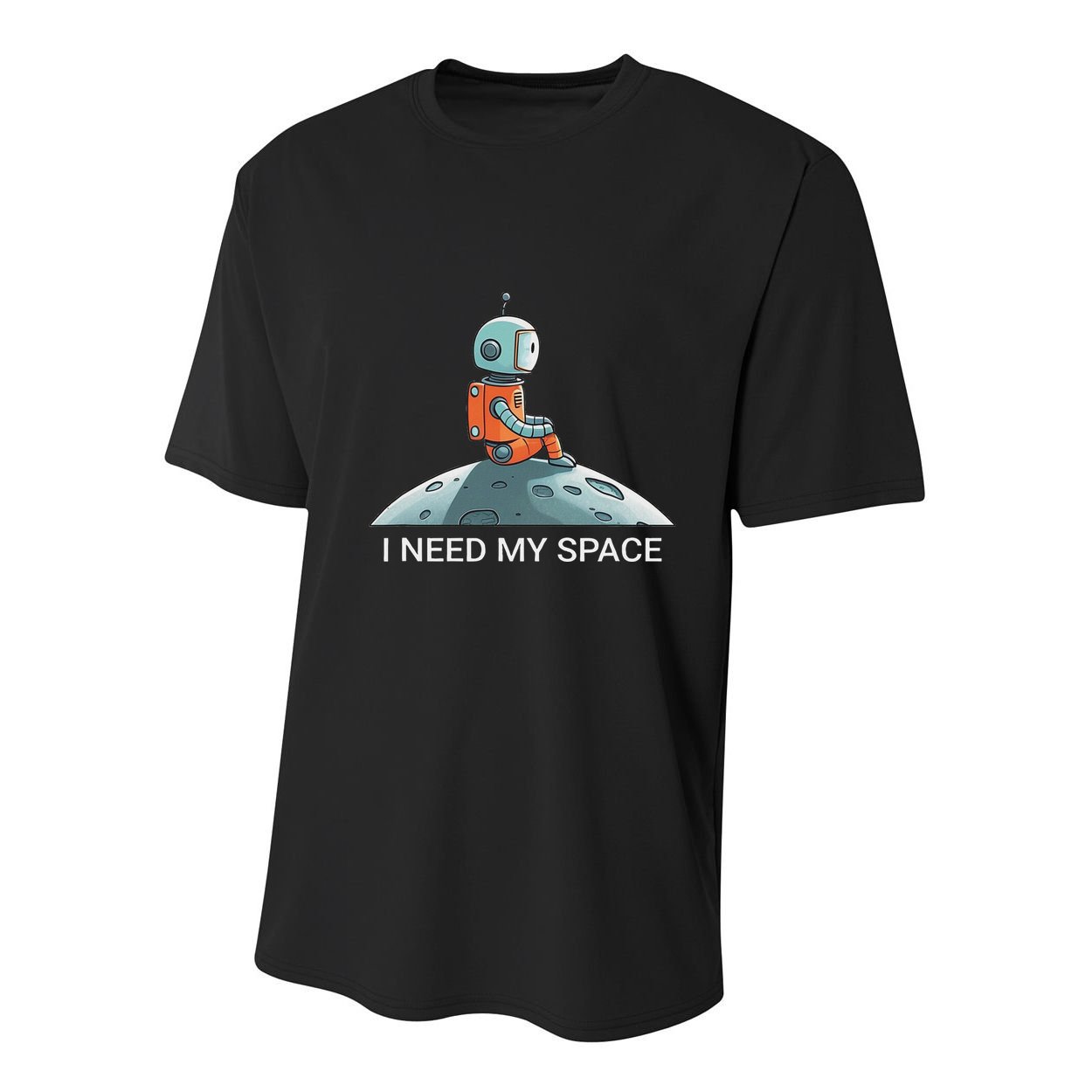 I Need Space Graphic Saying Youth Performance Sprint T-Shirt