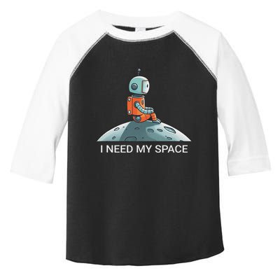 I Need Space Graphic Saying Toddler Fine Jersey T-Shirt