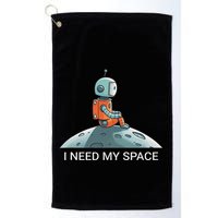 I Need Space Graphic Saying Golf Towel